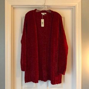 ❤️Chenille Red Cardigan L/XL🎁